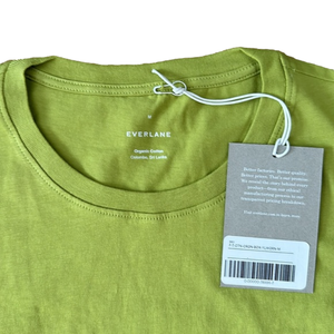 Everlane Women’s NWT Organic Cotton T-Shirt yellow green M